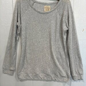Chaser Heather Gray Long Sleeve Tee size M